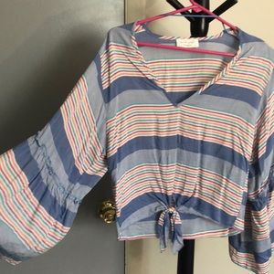 colorful flowy shirt